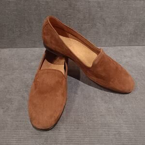 Vionic Women's Willa II Suede Slip-On Loafer Size 6 Brown Suede - Arch Support